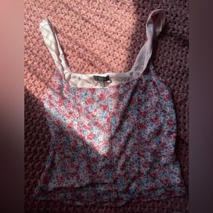 vintage y2k floral dolls kill corset top! size s